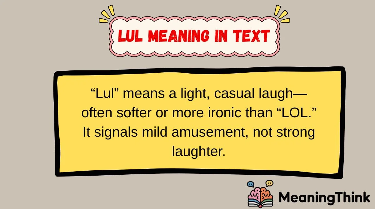 lul meaning in text