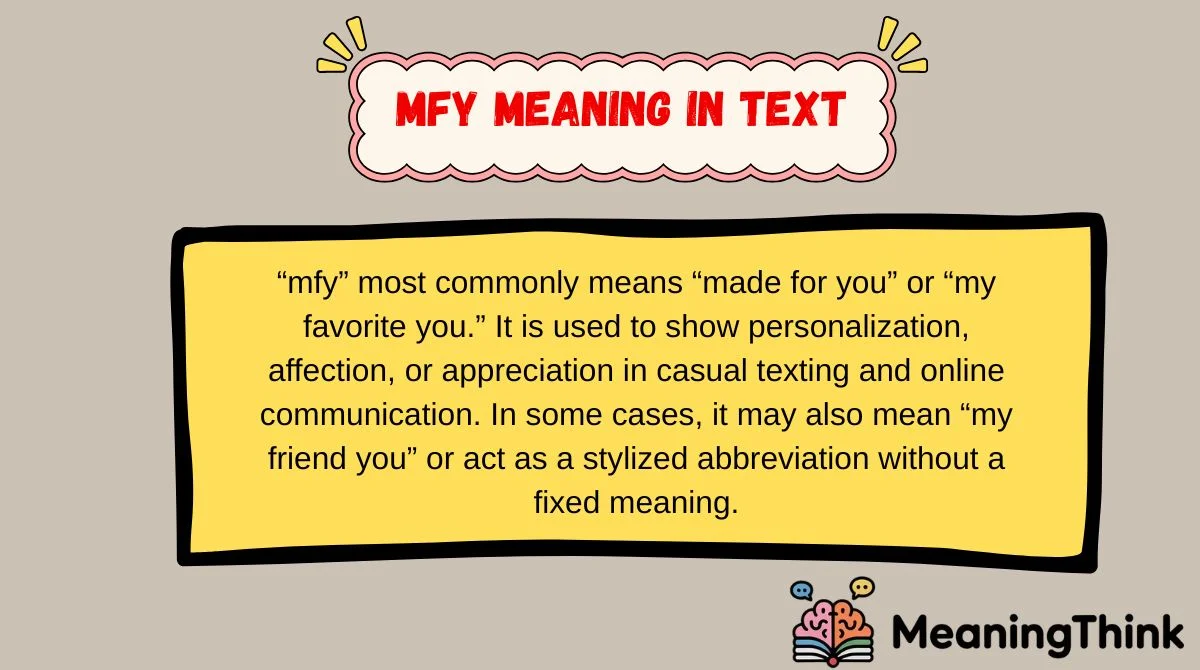 mfy meaning in text