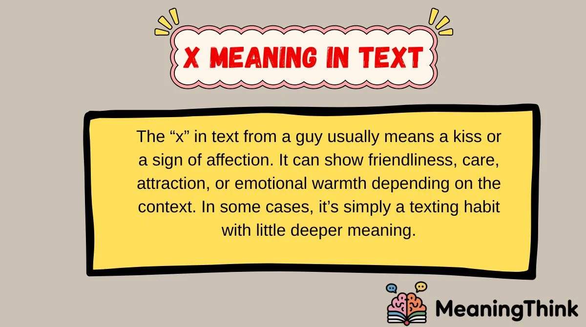 X Meaning in Text