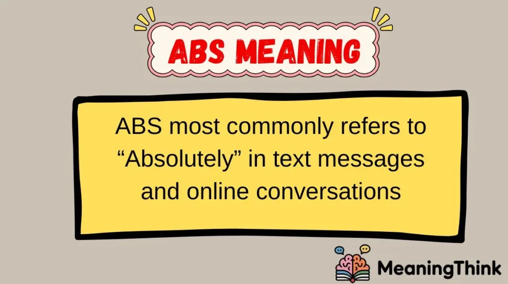 ABS Meaning