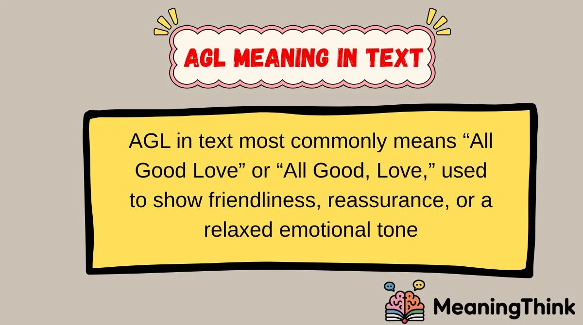 AGL Meaning in Text