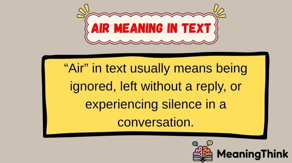 Air Meaning in Text