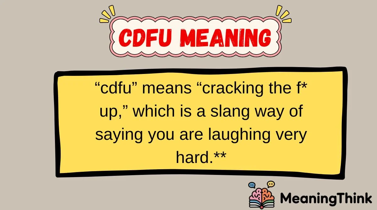 cdfu Meaning