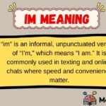 im Meaning