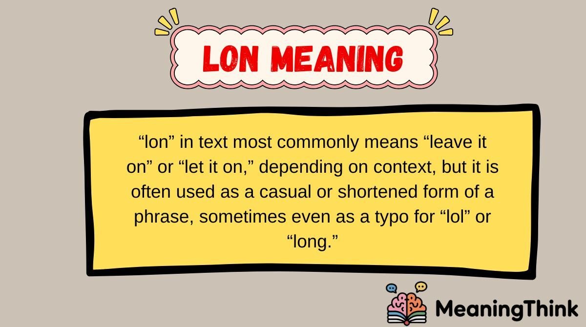 lon Meaning