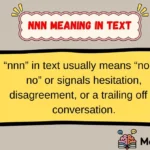 nnn Meaning in Text