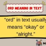 ord meaning in text