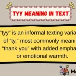 TYY Meaning in Text