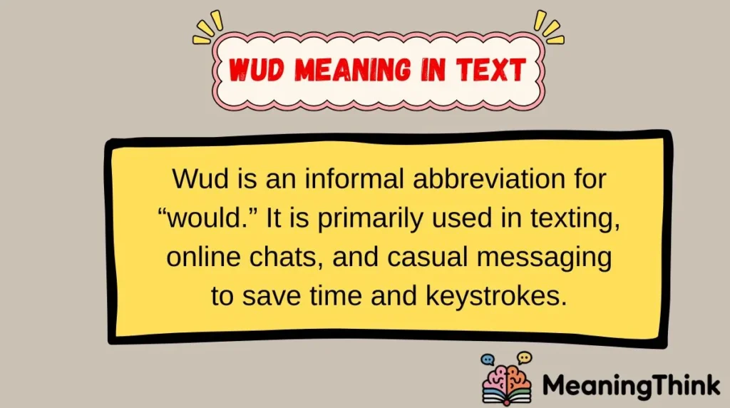 Wud Meaning in Text