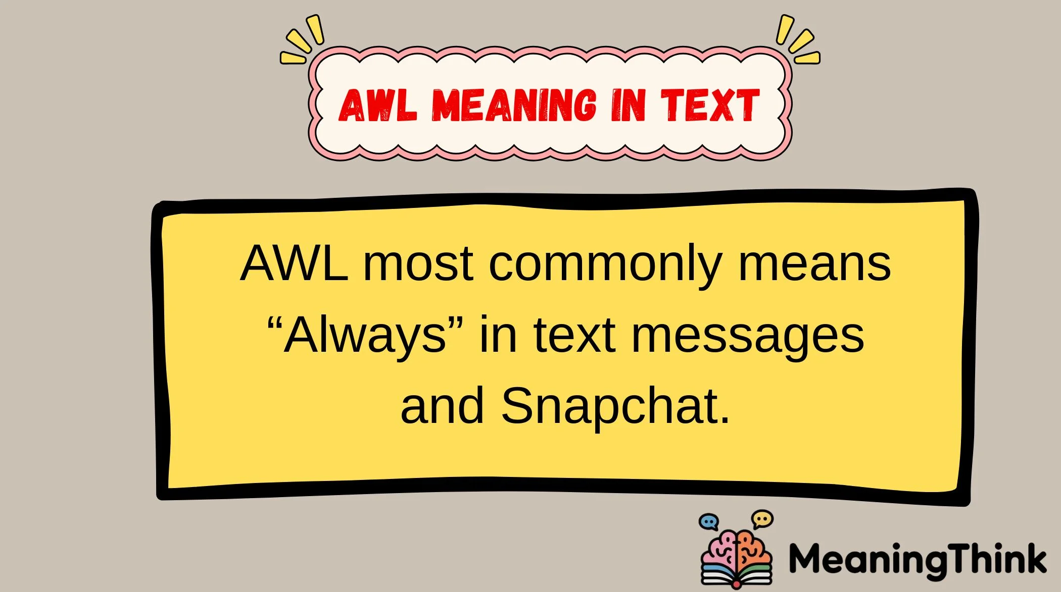 AWL Meaning in Text