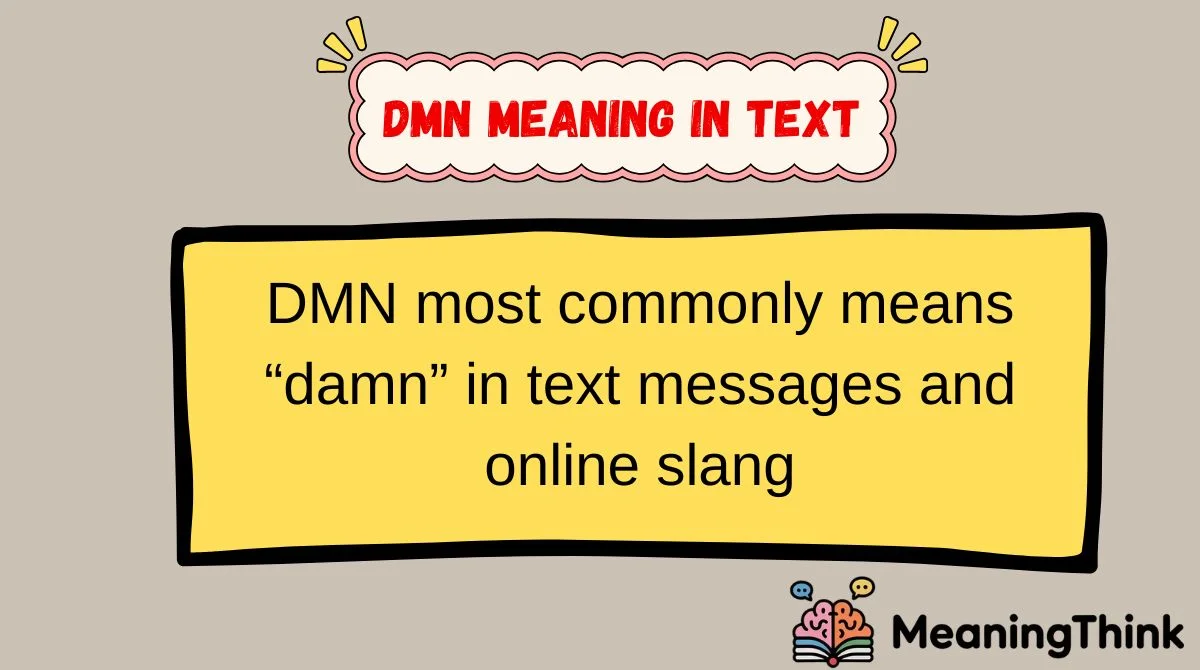 DMN Meaning in Text