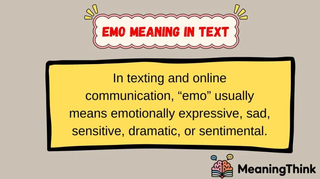 Emo Meaning in Text