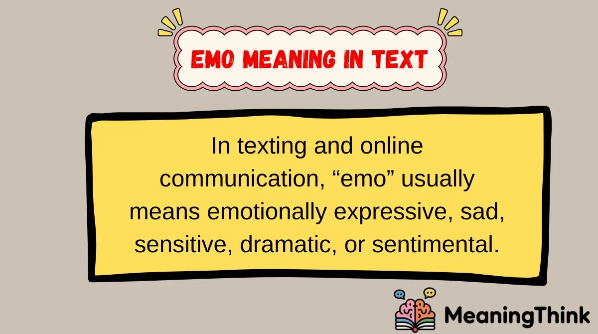 Emo Meaning in Text