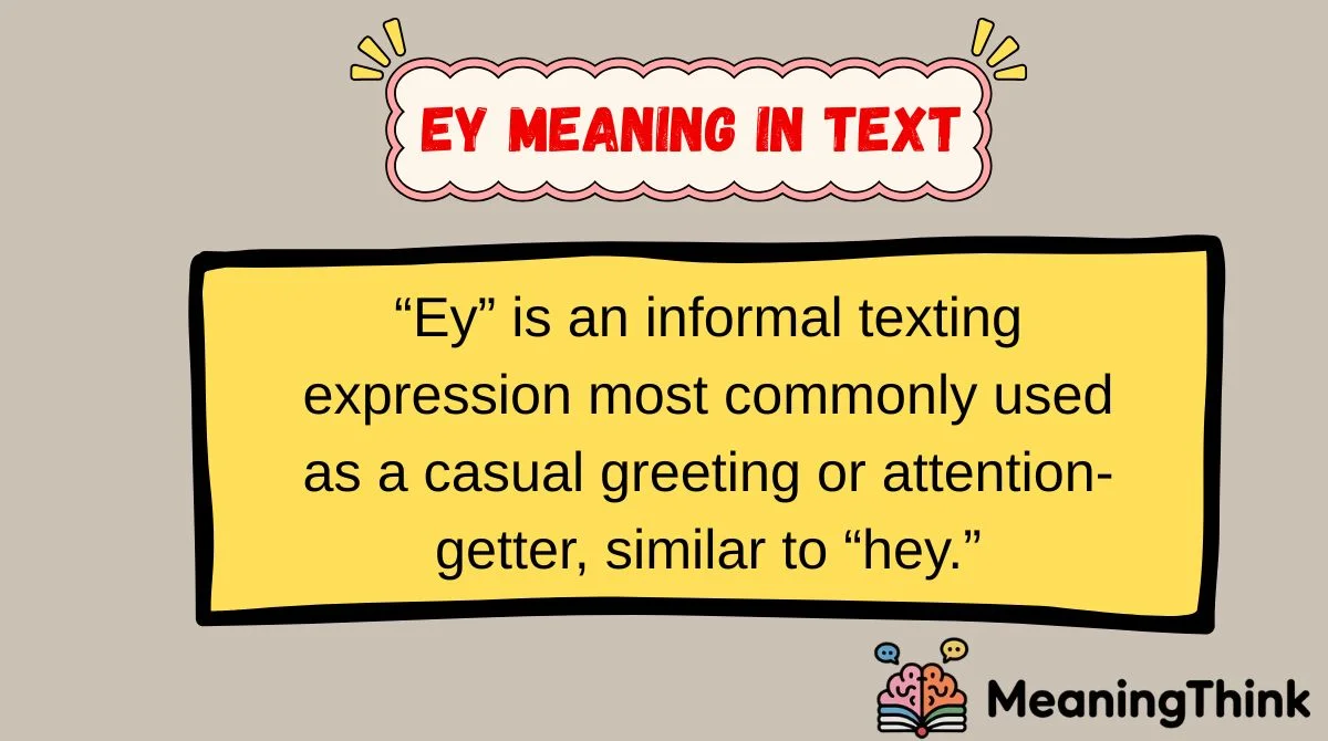 ey Meaning in Text