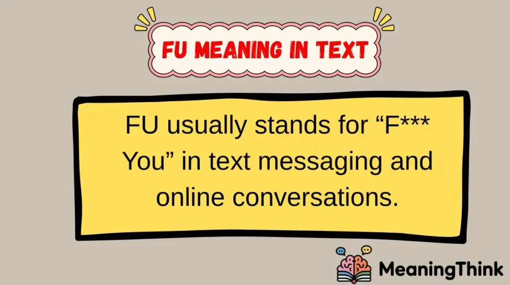 FU Meaning in Text