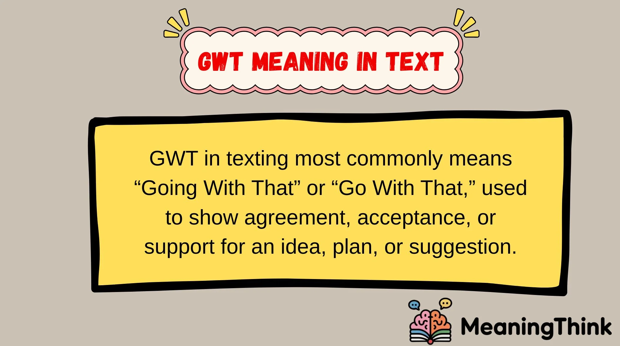 GWT Meaning in Text