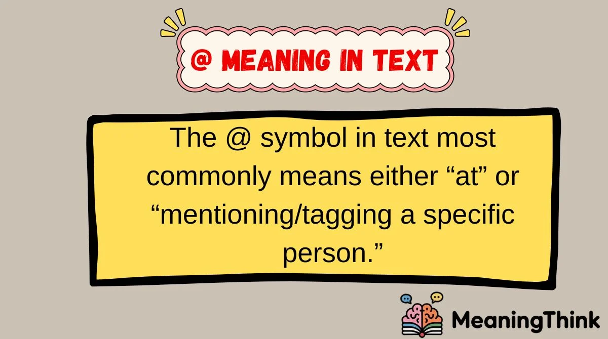 @ Meaning in Text