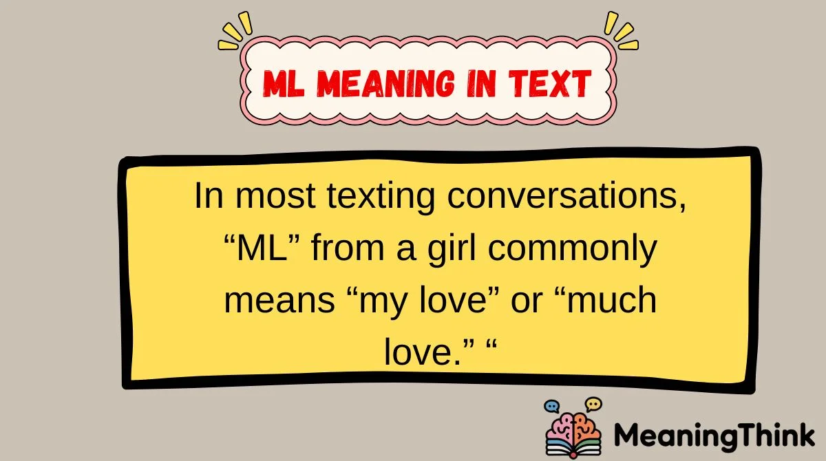 ML Meaning in Text