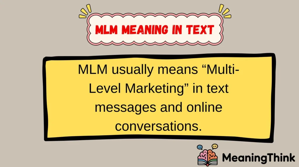 MLM Meaning in Text