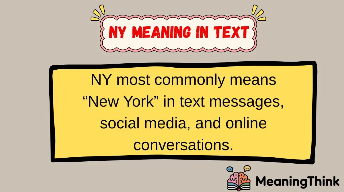 NY Meaning in Text