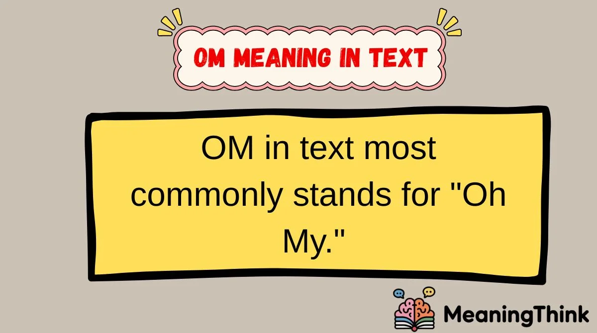 OM Meaning in Text