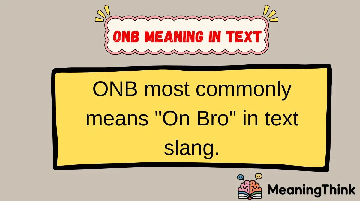 ONB Meaning in Text