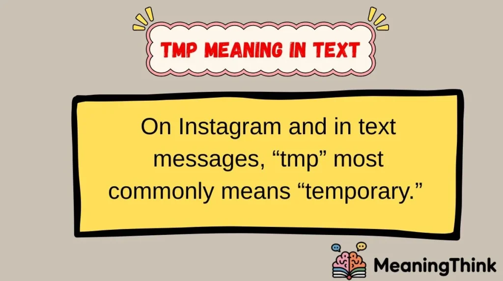 tmp meaning in text