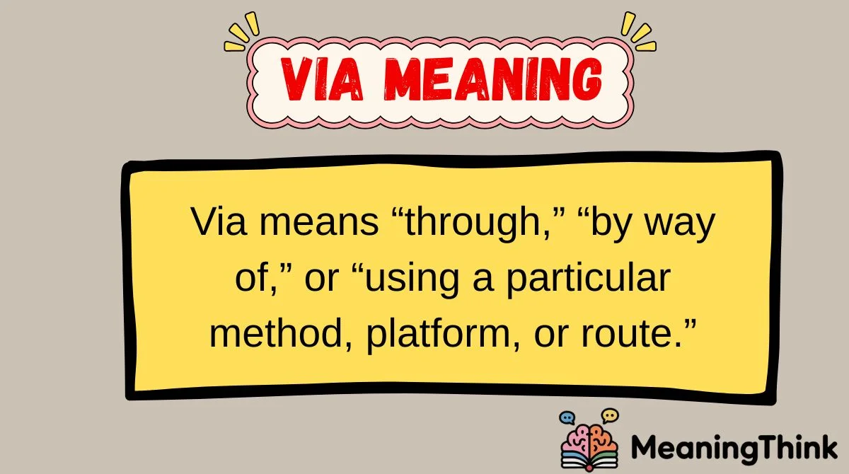 Via Meaning