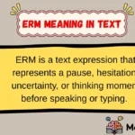 ERM Meaning in Text