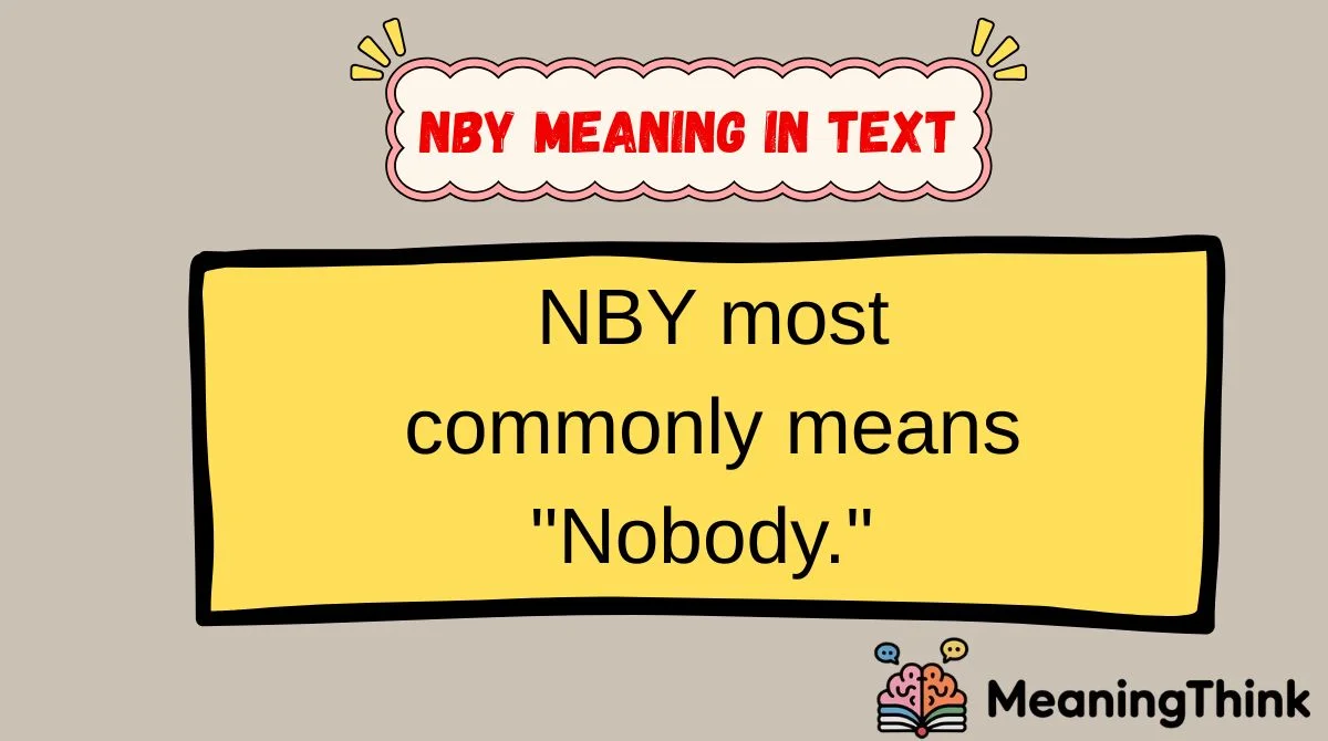 NBY Meaning in Text
