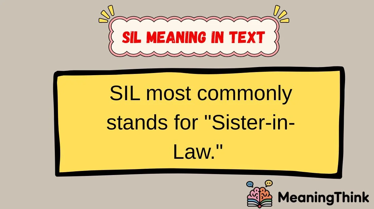 SIL Meaning in Text