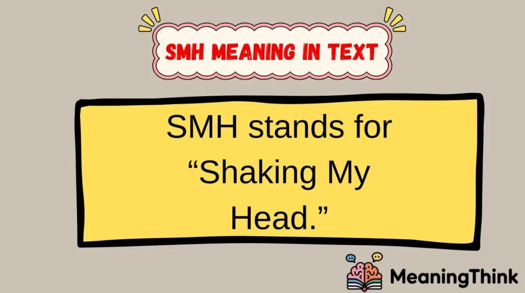 SMH Meaning in Text